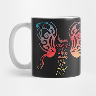 These wings were made to fly Mug